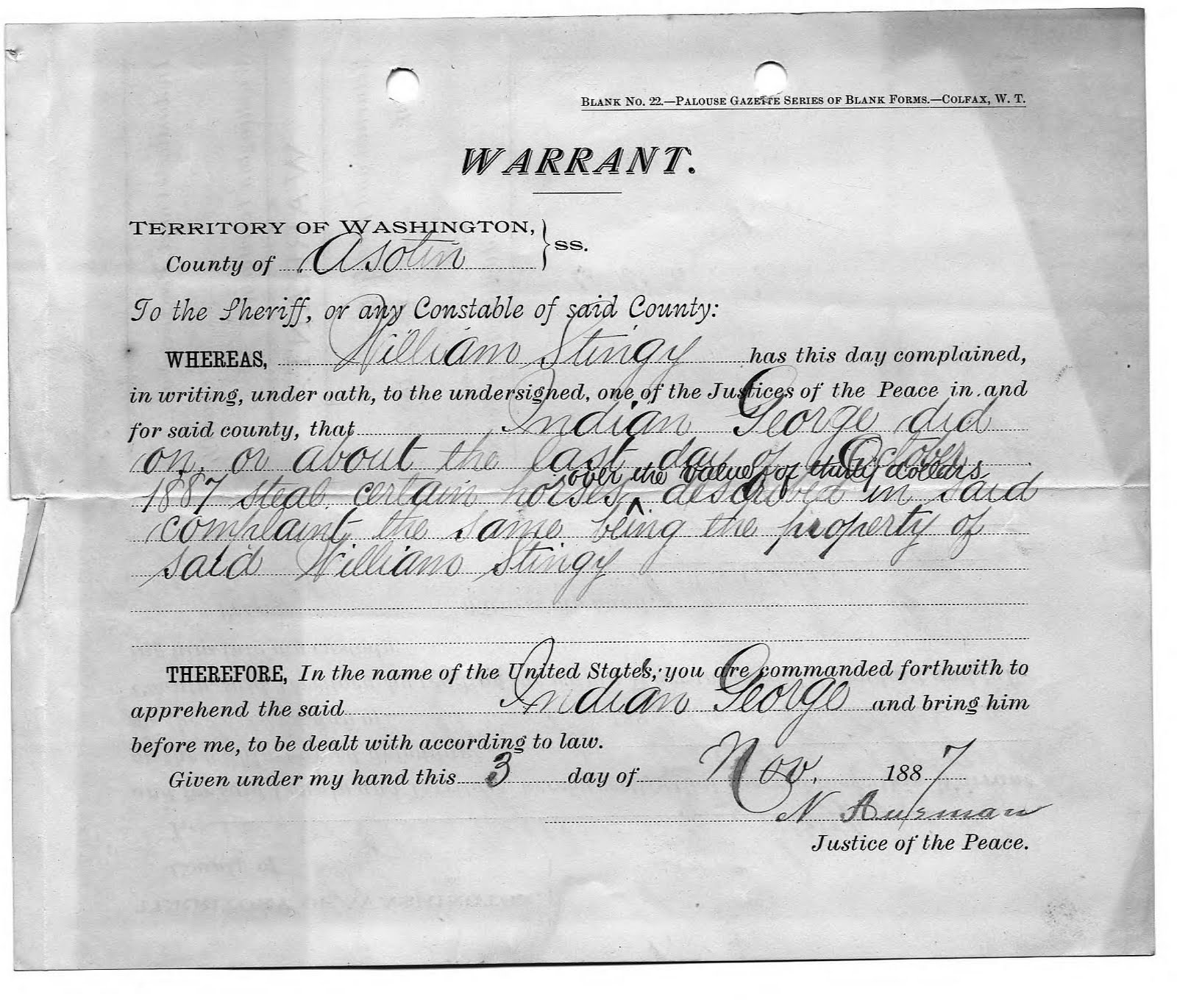 Northwest History March 2010