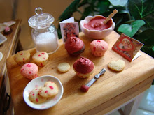 Valentines baking in miniature