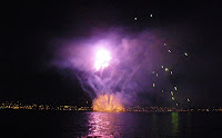 Vancouver's Celebration of Light 2010 - Second Night - Spain team - mauve sky