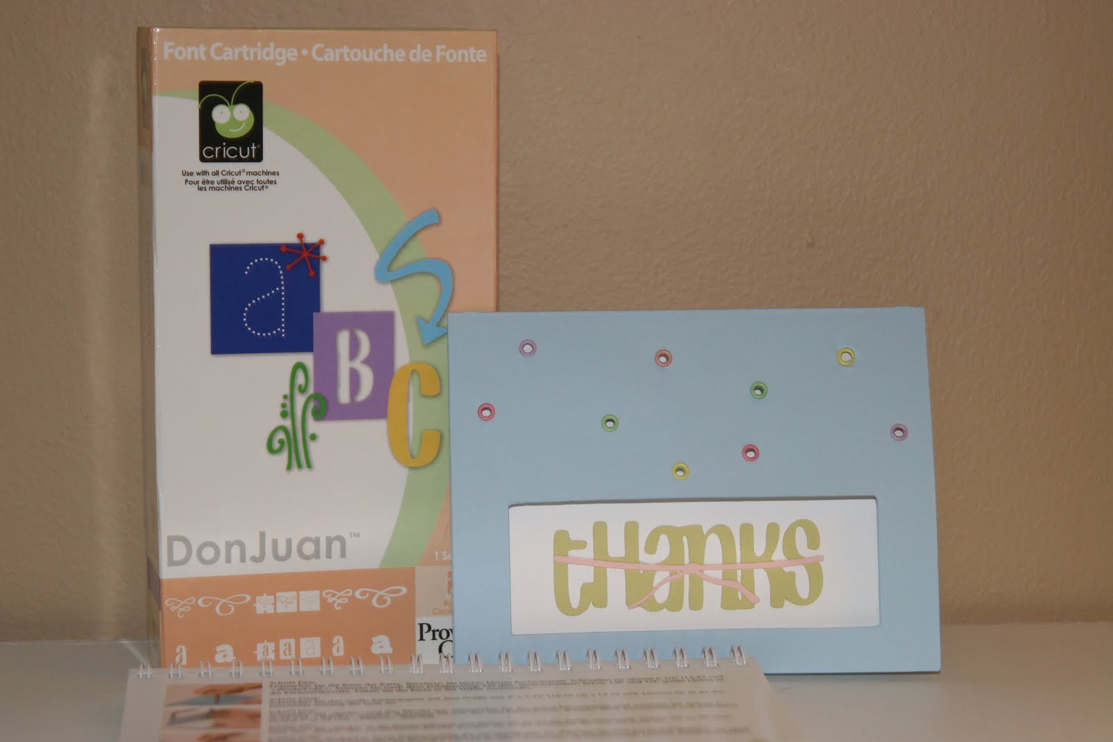 Kricut Krazy Don Juan Font Cartridge Challenge