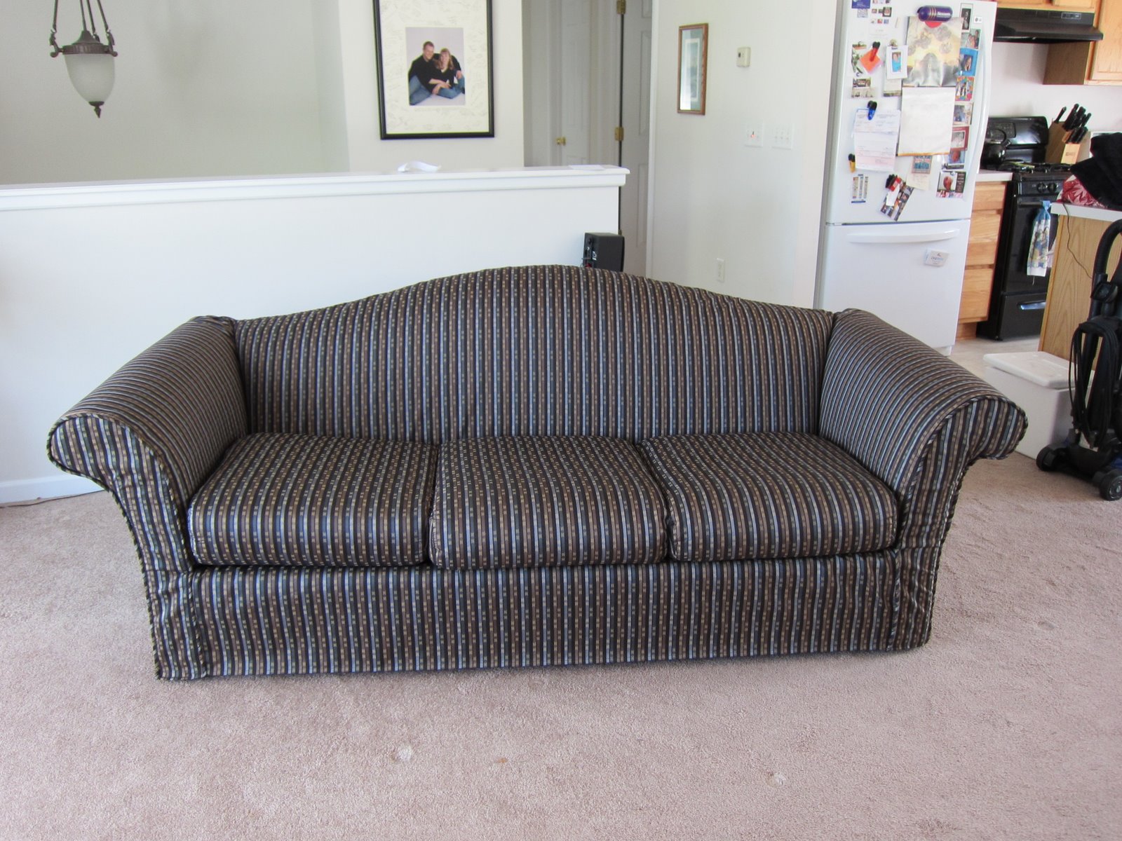 not enough hours in the day homemade couch slipcover for Katie