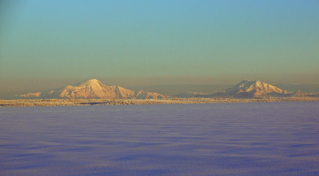 The Wrangells  from Lake Louise