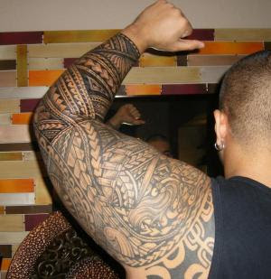 Samoan Chest Tattoos