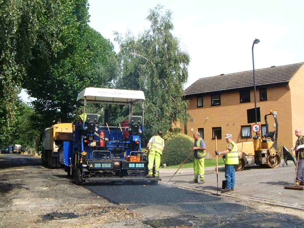 tarmac workers