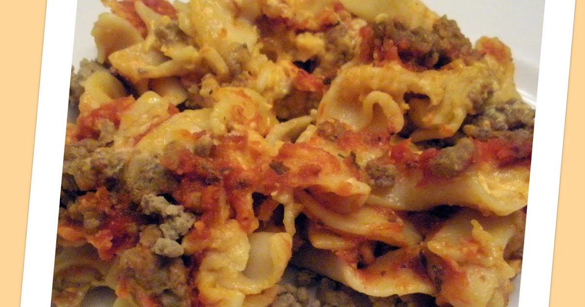 Angie's Home Cooking Egg Noodle Lasagna