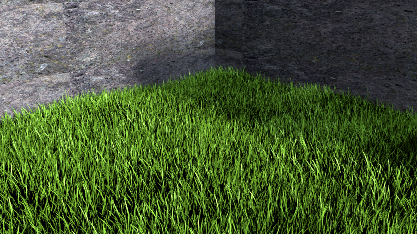 Grass with Blender Render