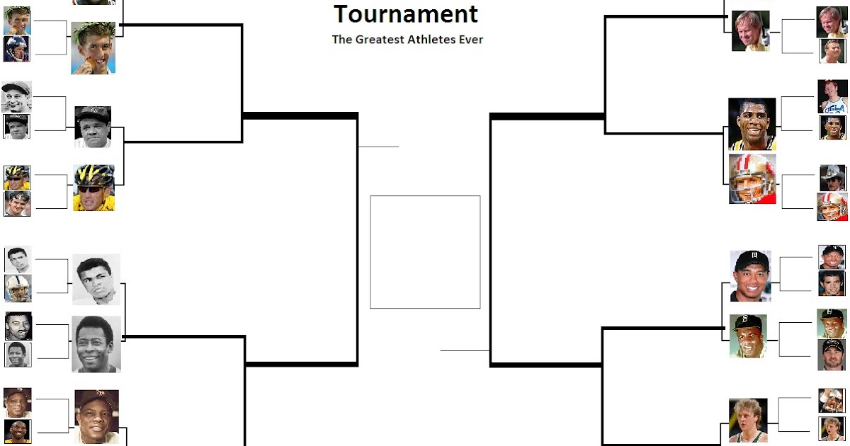 My Power Is Beyond Your Understanding Greatest Athletes Ever Bracket