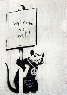 banksy welcome to hell