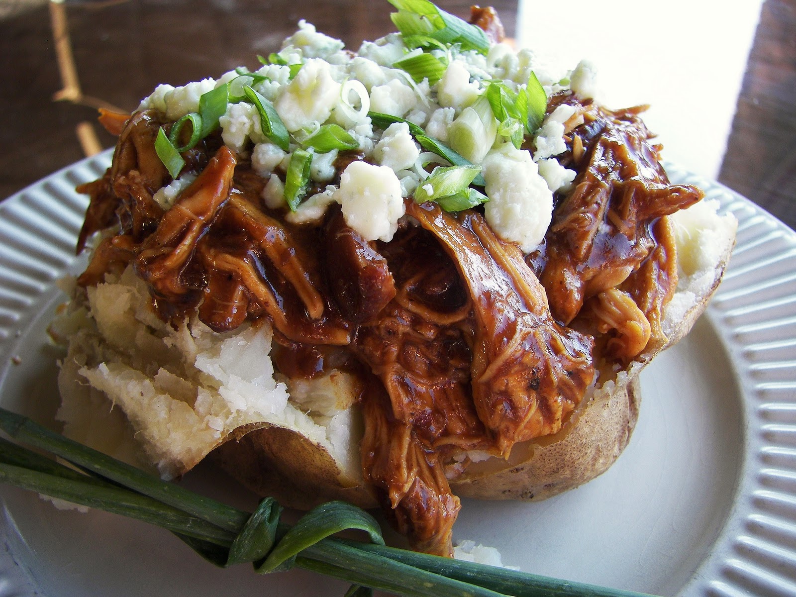 Ambition's Kitchen BBQ CHICKEN BAKED POTATOES