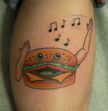 13 Hamburger Tattoos - Food Tattoos - Zimbio 13 Hamburger Tattoos - Food Tattoos - Zimbio
