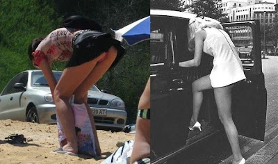 Damn hot Mini-skirts from the 70's vs modern era