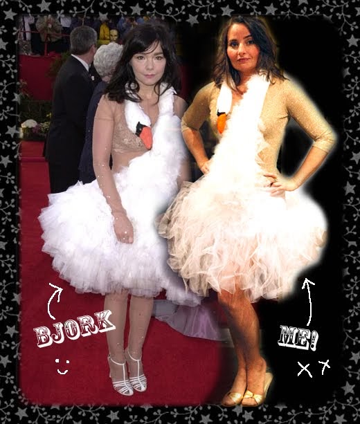 bjork swan dress