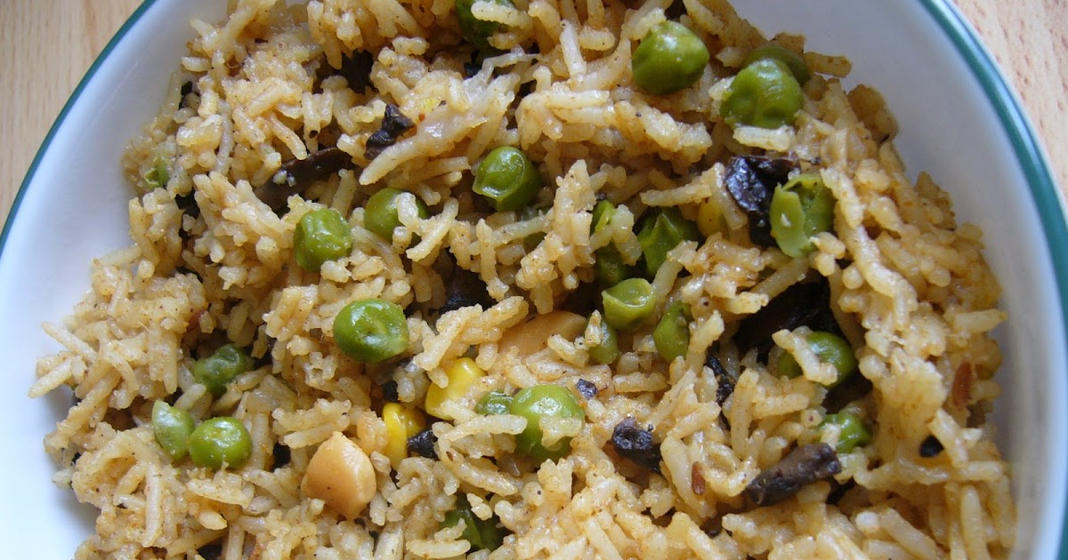 Dil Se.. MushroomPeasCorn Pulao