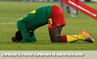 Camerun eliminado del Mundial 2010