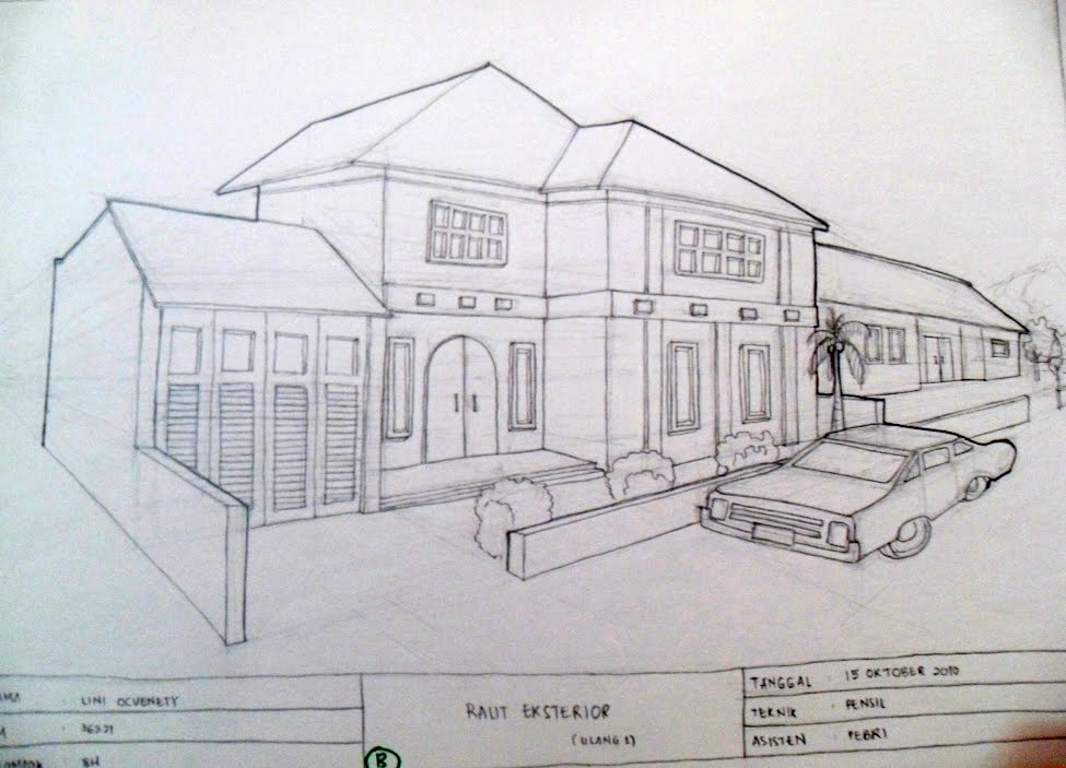 Sketsa Desain Eksterior | gambar sketsa rumah yola gulali Sketsa Desain Eksterior | gambar sketsa rumah yola gulali