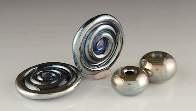 K-108 Double Helix Glass Beads