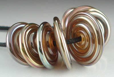 M-166 Midas Spiral Disk Beads