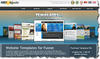 NetObjects Fusion Templates