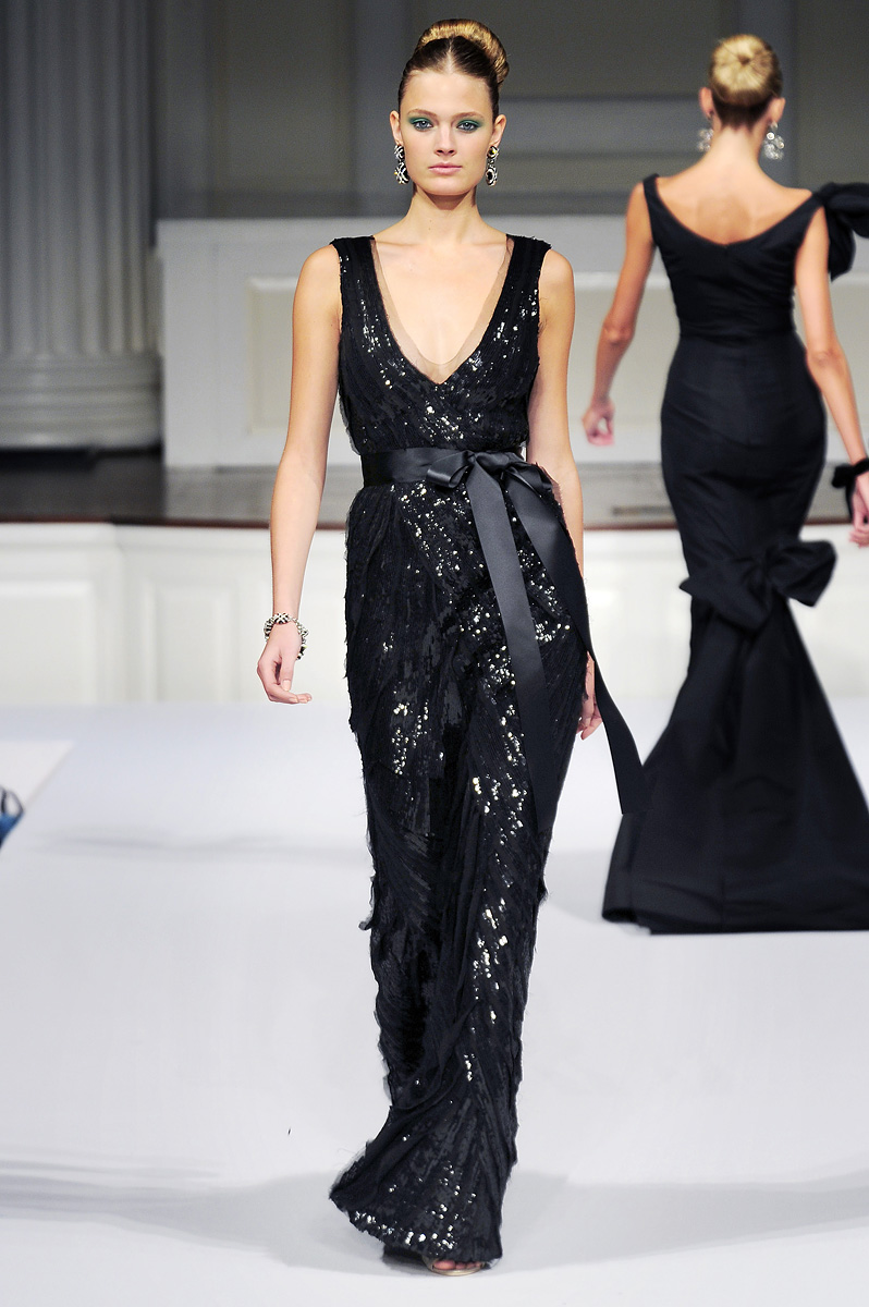 Oscar De La Renta Black Dress