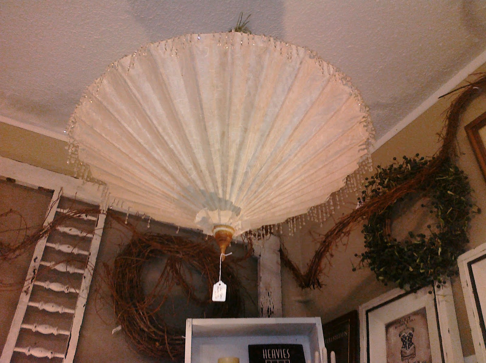 Musings from Kim K. Parasol Chandelier