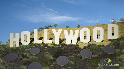 ggs.sphs.lilly.pods photo ggs.sphs.lilly.pods Solar panels at the famous Hollywood sign?