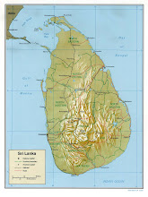 Mappa dello Sri Lanka