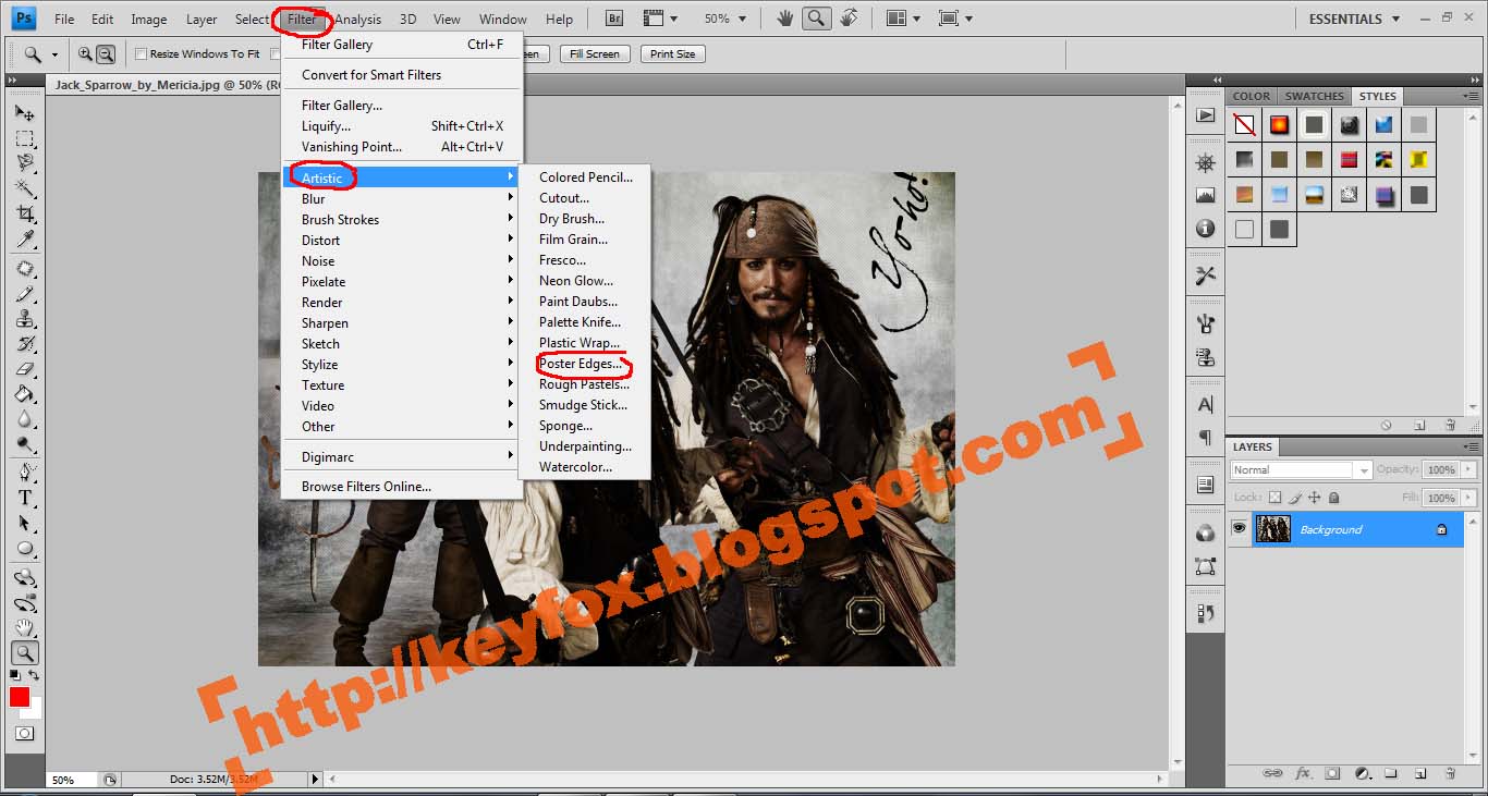 Software Tutorial Ubah Gambar Bitmap Menjadi Vektor Dengan Photoshop