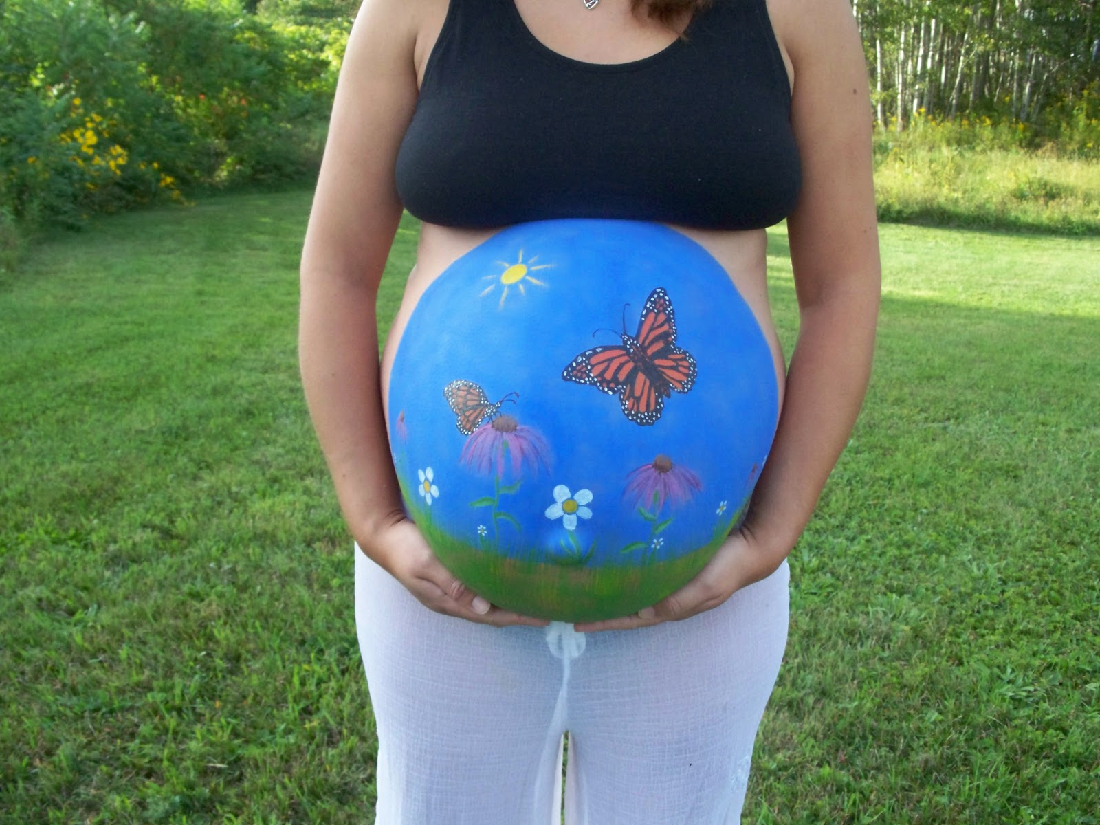 Relyea Family Entertainment Pregnant Belly Painting