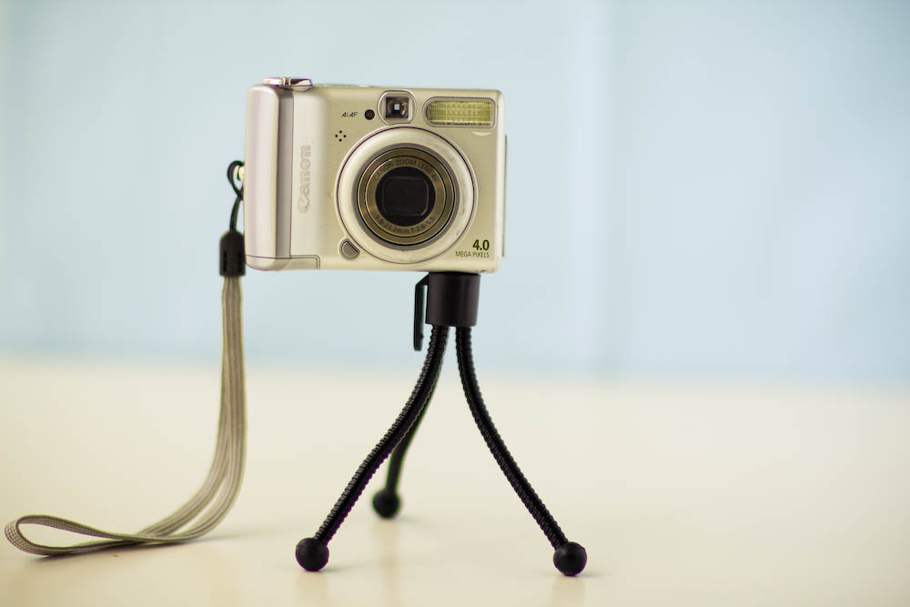 Our New 0.99 Toy A Mini Tripod for our Point and Shoot — Eat a Duck I