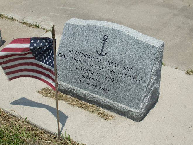 Dedicated By Our Town Rockport For the USS Cole Sailors