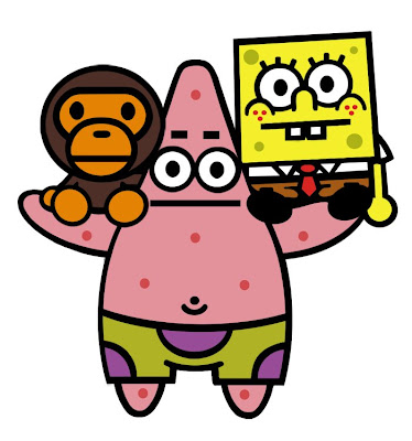 Bob l'éponge ☮ Bape:spongebob