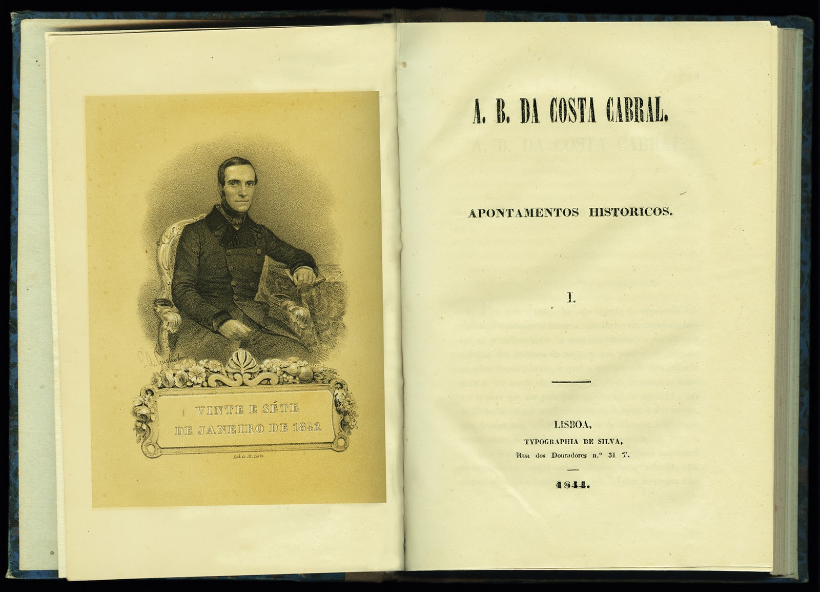 frenesi loja A. B. da Costa Cabral. Apontamentos Historicos