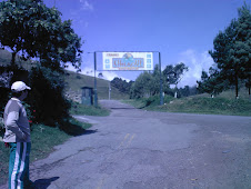 Entrada al parque sobre la carretera