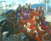 AS DUAS SELEÇÕES MASCULINA E FEMININA DE BEACH SOCCER