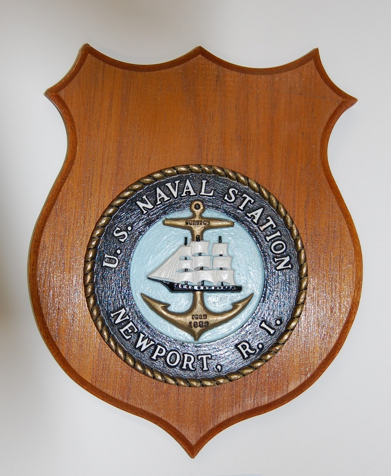Artifact Spotlight The Newport Naval Station Plaque, c. 1962