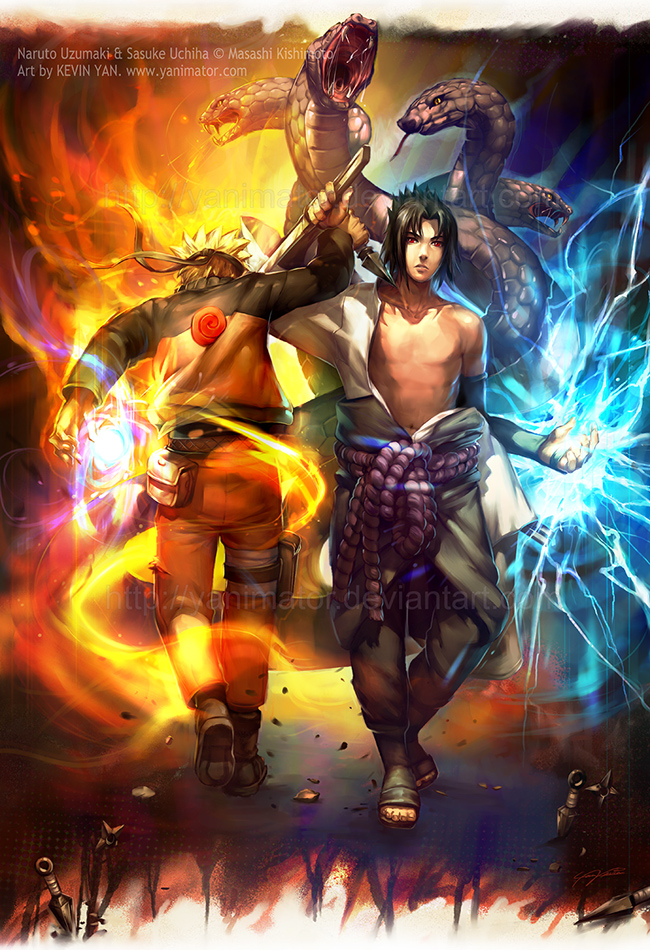 FanArtos: Naruto - Sasuke