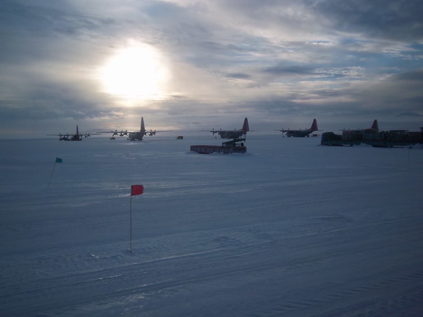 Jason in Antarctica Pegasus Airport