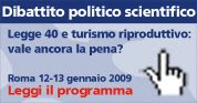 LEGGE 40: IL CONVEGNO DI GENNAIO 2009