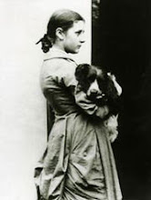 Beatrix Potter at 15 with her dog Spot~A trip through England to Hill Top Farm