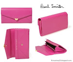 Pink Paul Smith wallet