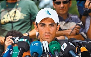 Alberto Contador's positive test.