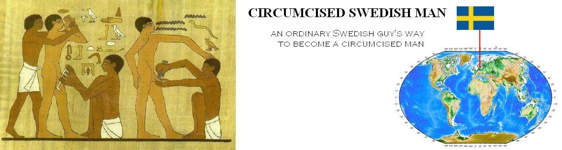 Circumcised Swedish man