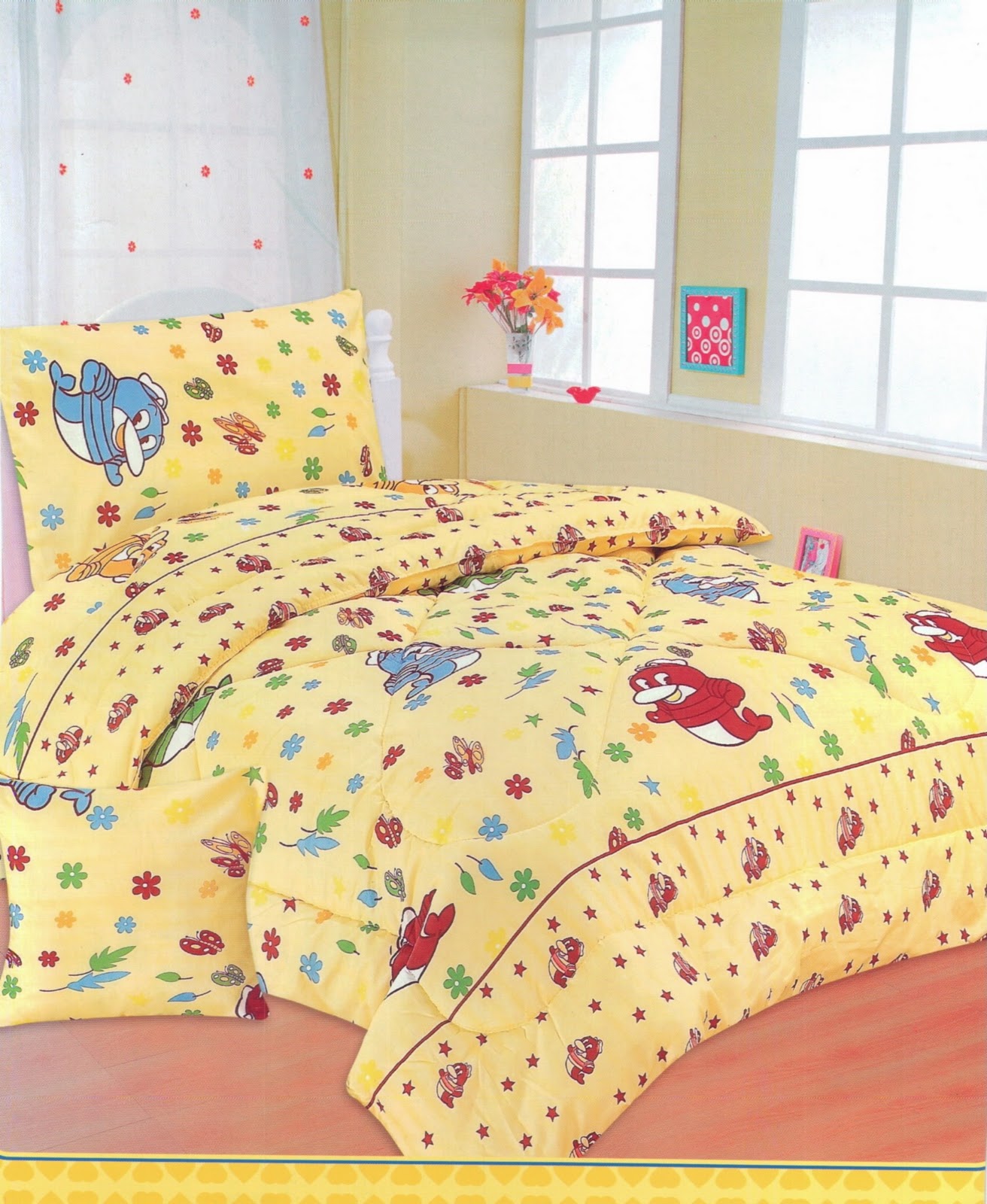 SELECTA HOGAR: EDREDON + SABANAS + CORTINAS (PLAZA Y MEDIA)