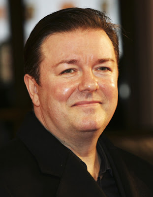 ricky gervais thinner. Ricky Gervais is being