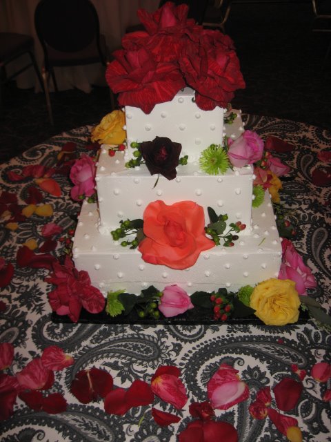 MEGAN'S WEDDING CAKE