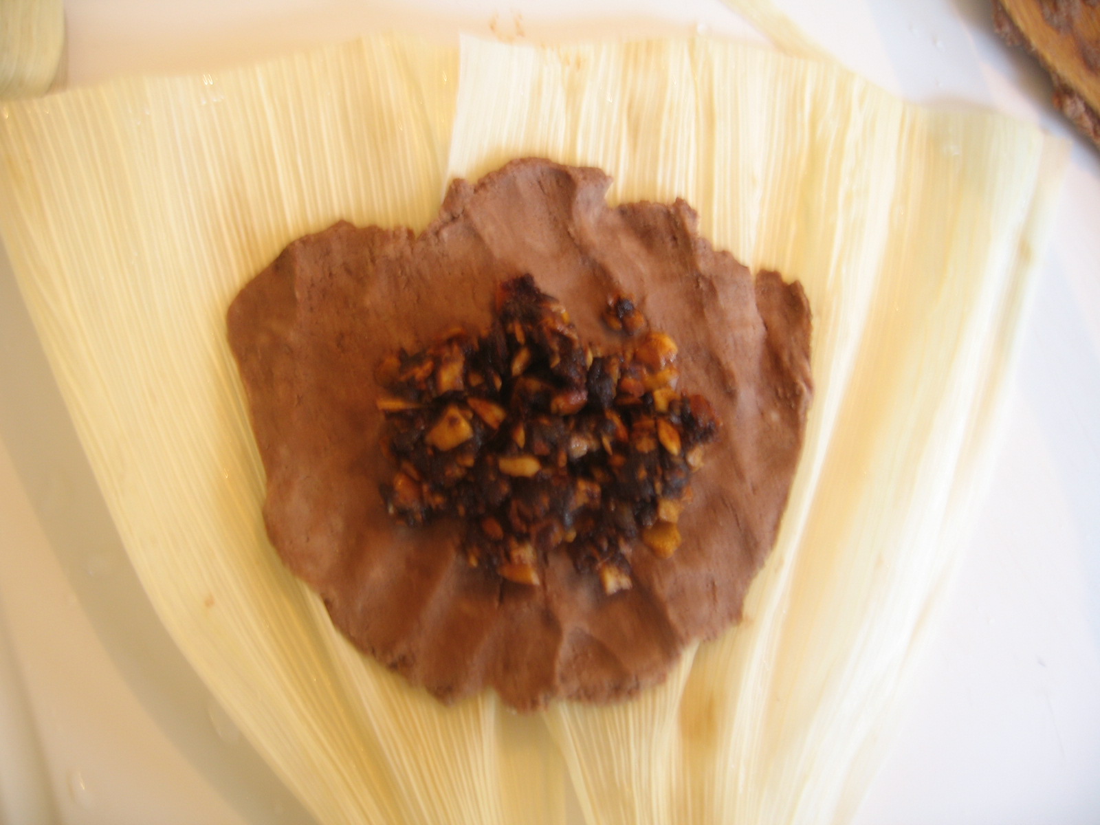 At Home with Rebecka Chocolate Tamales with Ancho Chile Fudge Sauce
