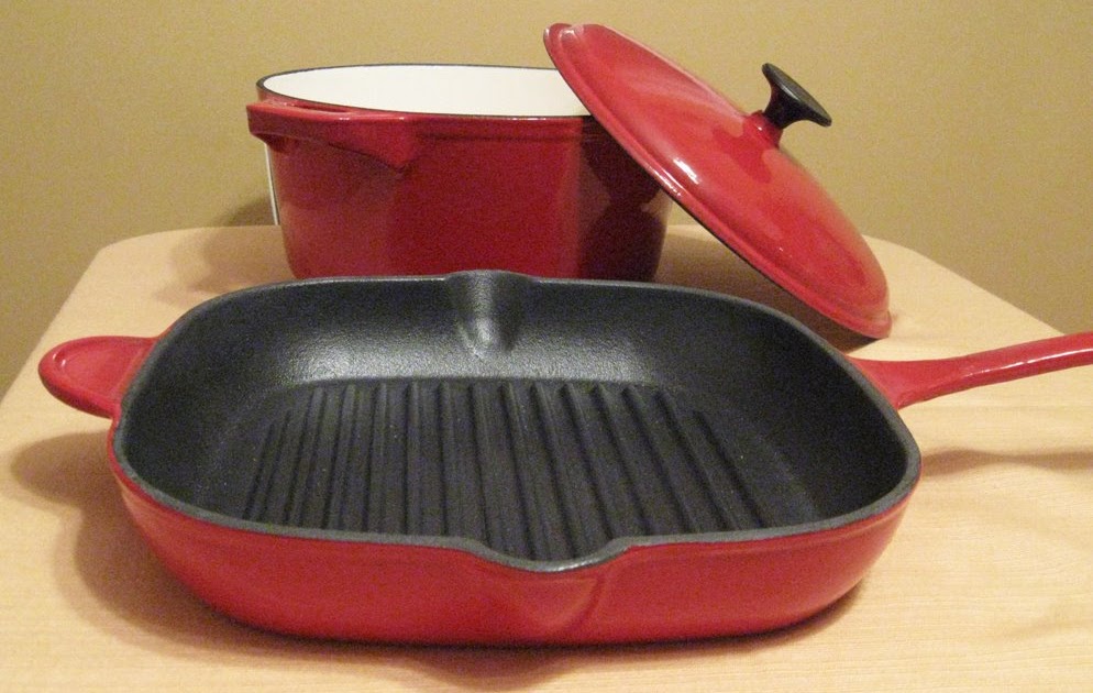 Hey, Hey, Good Lookin... Giving LeCreuset a Run for the Money Crofton Enameled Cast Iron pans