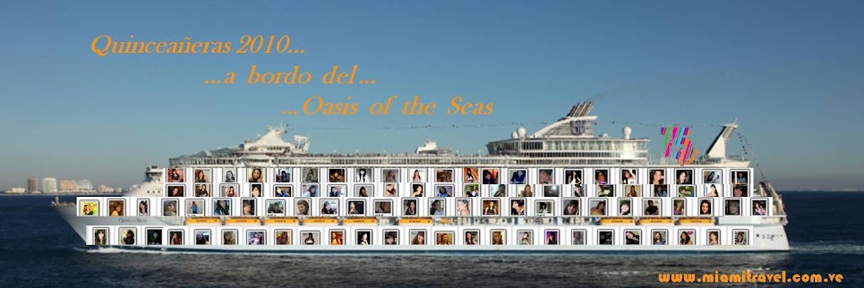 Quinceañeras 2010 a bordo del Oasis of the Seas