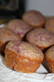 French Vanilla Raspberry Muffins