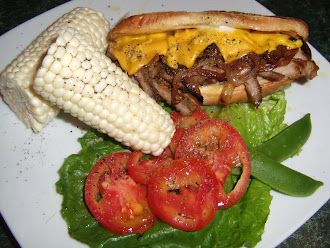 Steak and cheese made from left over pot roast.